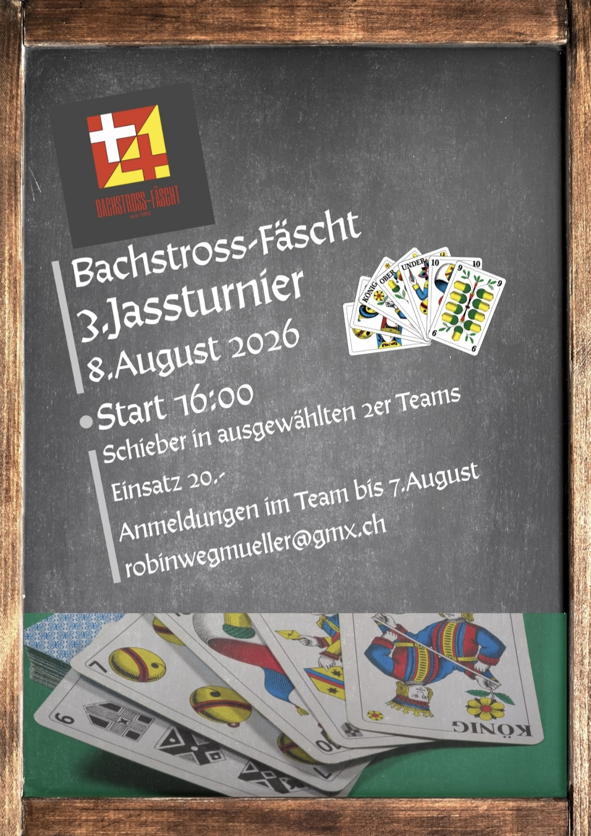 3. Jassturnier Bachstroos-Fäscht